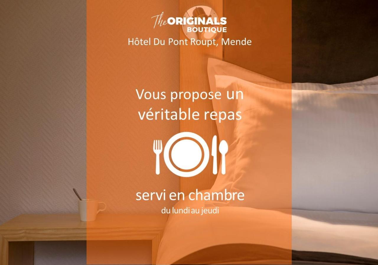 The Originals Boutique, Hotel Du Pont Roupt, Mende Eksteriør bilde